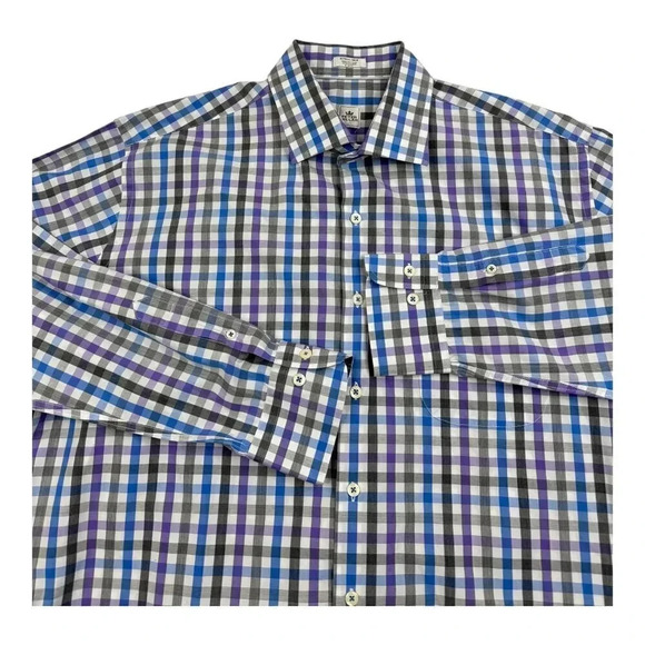 Peter Millar Other - Peter Millar Gingham Button Down Long Sleeve Shirt